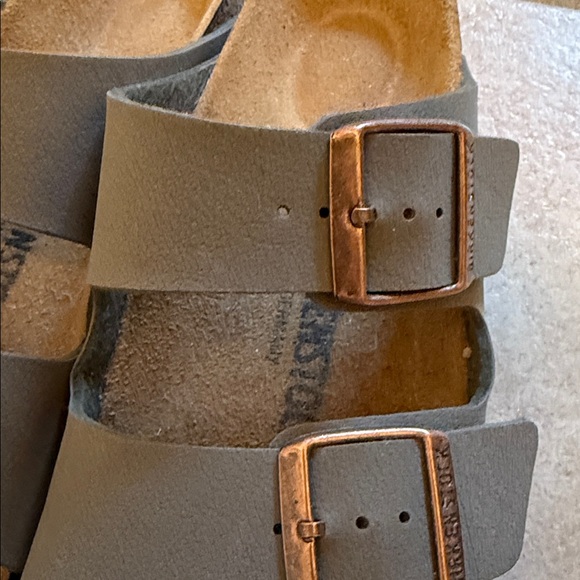 Birkenstock Taupe Sandals with Buckles - Picture 3 of 4